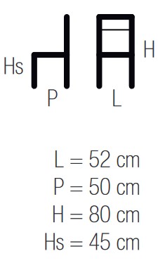 Mini Wire Casprini Chair sizes