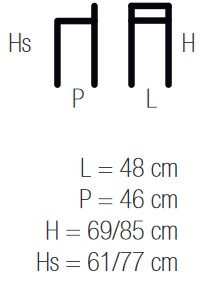 Hoop Casprini Stool sizes