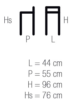 Wire Casprini Stool sizes