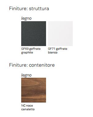 Batik Desk Cattelan Italia finishes and colours