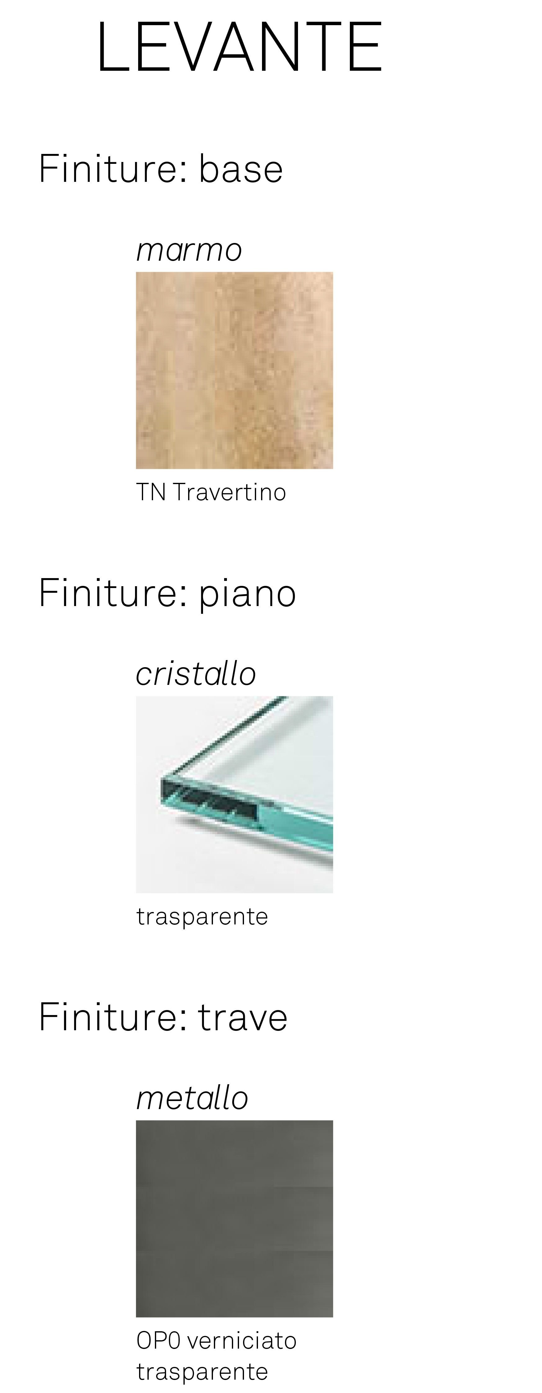 Coffee table Levante Cattelan Italia finishes