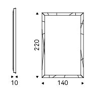 specchio-taxedo-magnum-cattelan-dimensioni