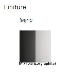 Cross Shelf Cattelan Italia finishes and colours