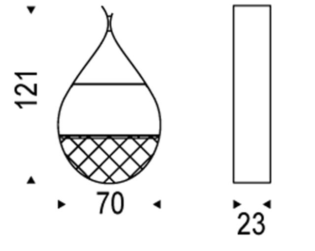 Drop Bookcase bottle rack Cattelan Italia dimensions and sizes