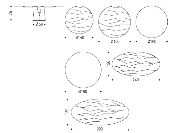 table-giano-cattelan-italia-dimensions