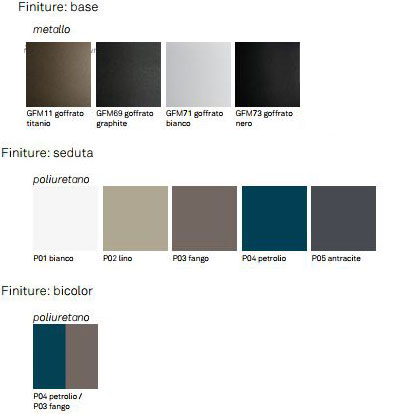 Indy Armchair Cattelan Italia in steel finishes and colours