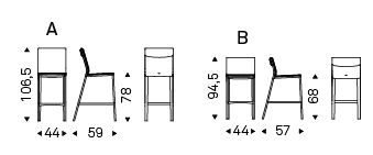 isabel-stool-cattelan-italia-dimensions