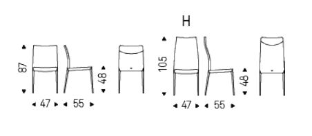 norma-cattelan-italia-chair-dimensions