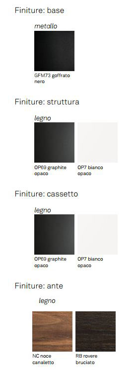 Oxford Sideboard container Cattelan Italia finishes and colours