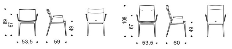 sofia-chair-cattelan-italia-with-armrests-dimensions
