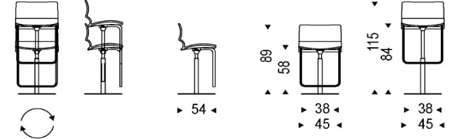 victor-stool-cattelan-italia-dimensions
