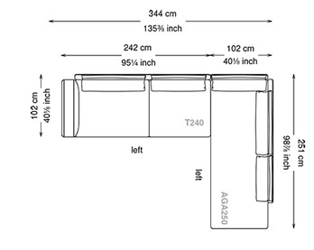Harrison Cattelan Italia Sofa Dimensions