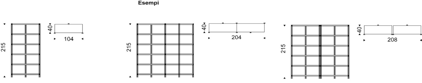 Hudson Bookcase Cattelan Italia dimensions and sizes