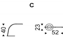Lampo table Lamp Cattelan Italia dimensions and sizes