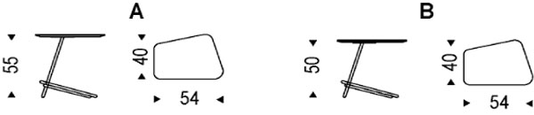 Coffee Table Laser Cattelan Italia sizes