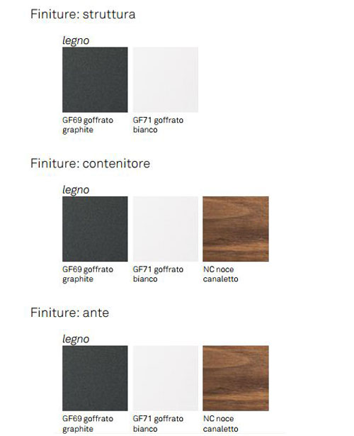 Link Tv Stand Cattelan Italia finishes and colours