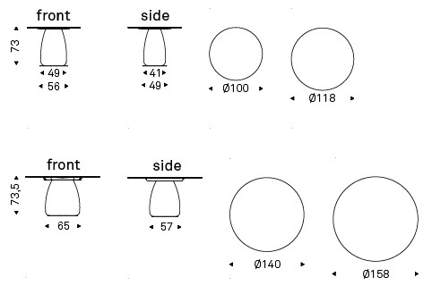 table-botero-clay-cattelan-dimensions
