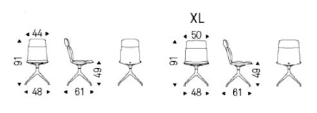 kelly-cattelan-italia-chair-dimensions