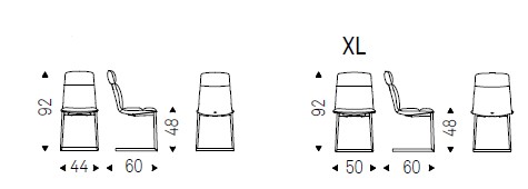 chair-kelly-cantilever-cattelan-italia-dimensions