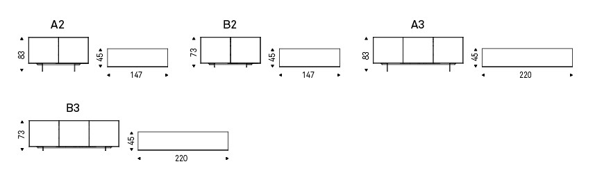 sideboard-oxford-cattelan-italia-dimensions