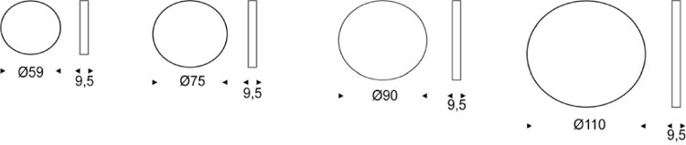 Wish Mirror Cattelan Italia dimensions and sizes