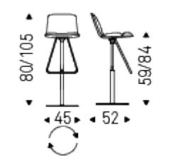 axel-stool-cattelan-italia-dimensions