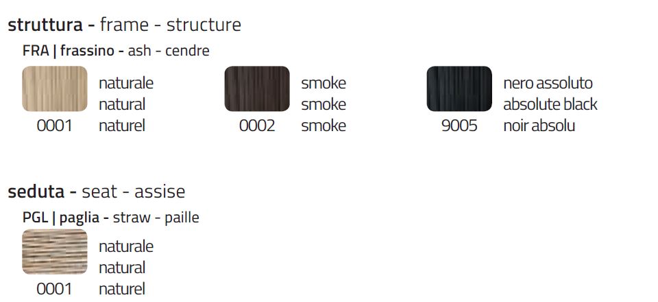 Odyssée.xl Chair Colico Finishes