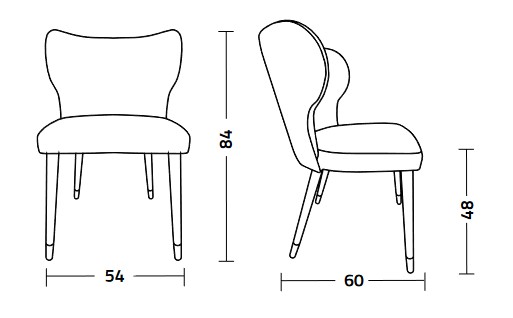 Colico Queen Armchair measurements