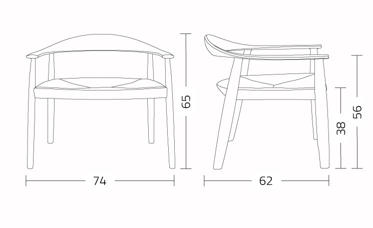 Odyssée.xl Chair Colico Measurements