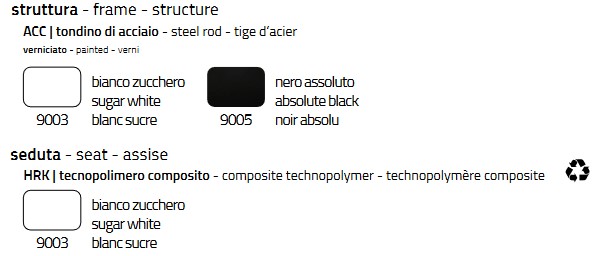 chair bip iron colico structure