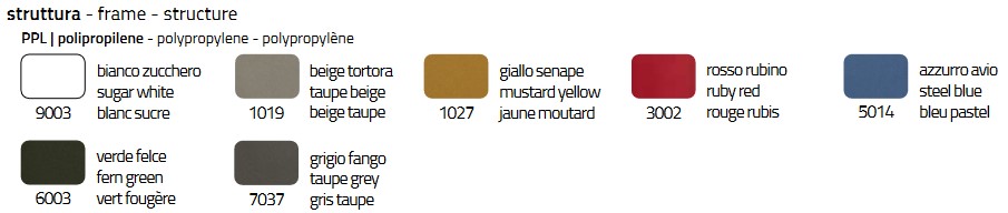 Colico Italia 150 Chair Finish