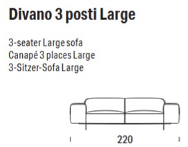 divano-Limitless-felis-dimensioni