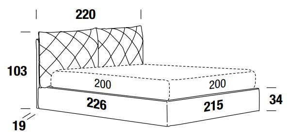 letto felis allen singolo matrimoniale