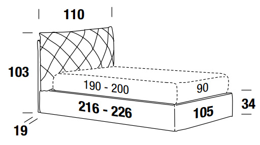 Dimensions of Single Bed Allen Felis