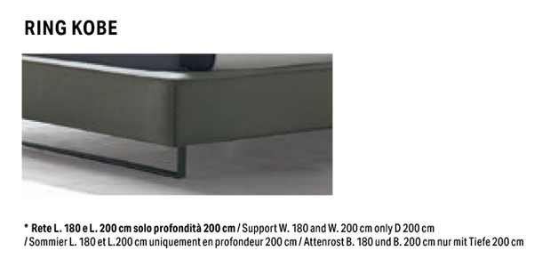 Ring Kobe with low facia and sled-style foot