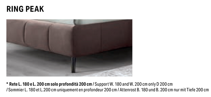 Ring Peak slat base Foster Felis bed