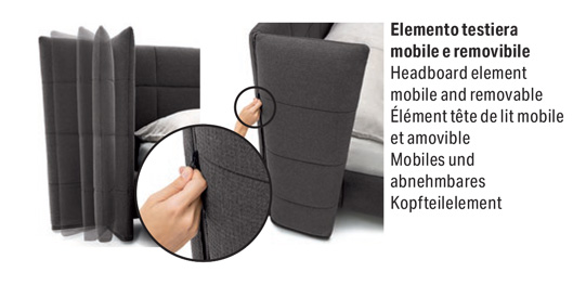 Gaber Felis bed headboard