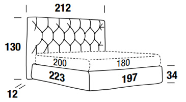 felis hamilton double bed sizes