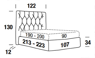 felis hamilton single bed sizes