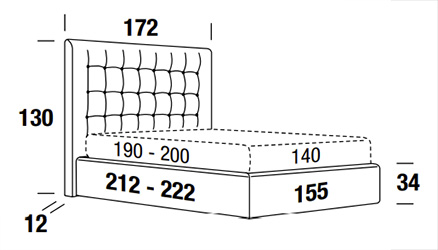 Karl Felis Single and a Half Bed Sizes 140