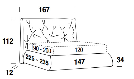 Lenny Felis Queen-size Bed measurements