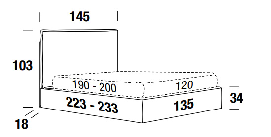 Luis Felis Single Bed Dimensions