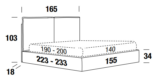 Luis Felis Single Bed Dimensions