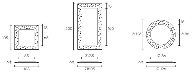Venus Fiam mirror dimensions