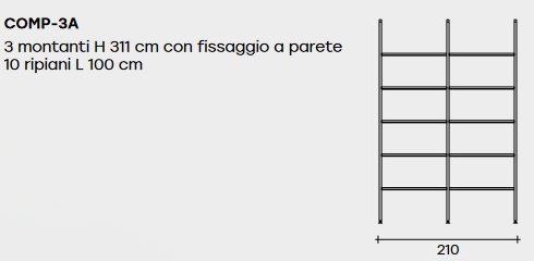 Remind Fiam Bookcase sizes