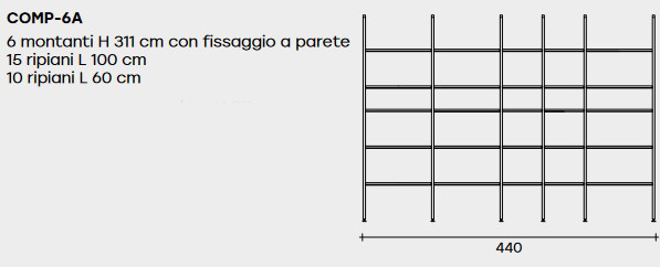 Remind Fiam Bookcase sizes