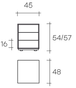 home office fiam model luminare cassettiera sizes
