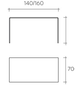home office fiam model rialto sizes