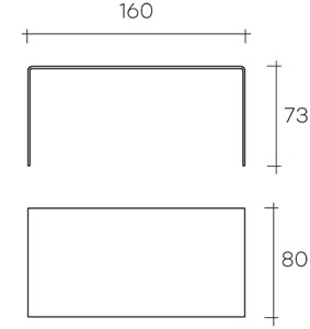 home office fiam model rialto sizes
