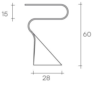 bedside table fiam model toki sizes